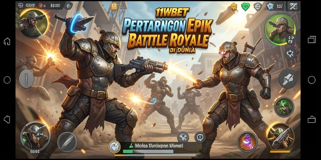 Gameplay seru dan menantang di 11WBET Battle Royale.