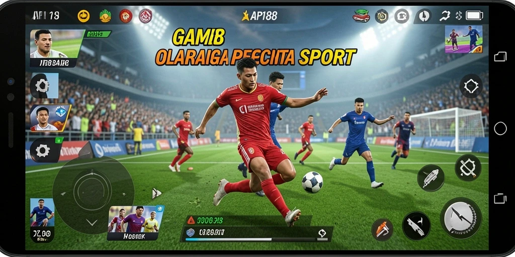 Tampilan gameplay seru dari API88 yang menampilkan aksi olahraga.