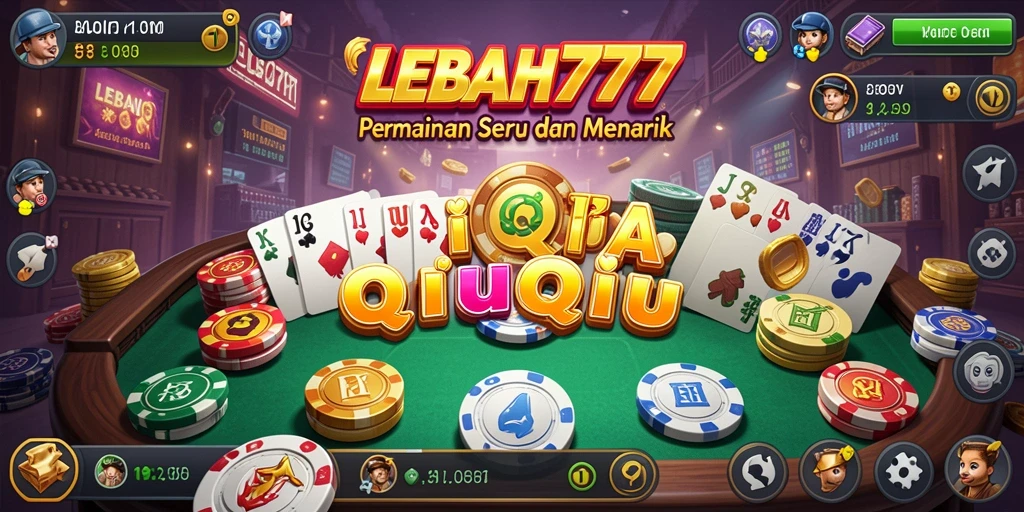 Screenshot gameplay LEBAH777 yang menunjukkan aksi QiuQiu yang menarik.