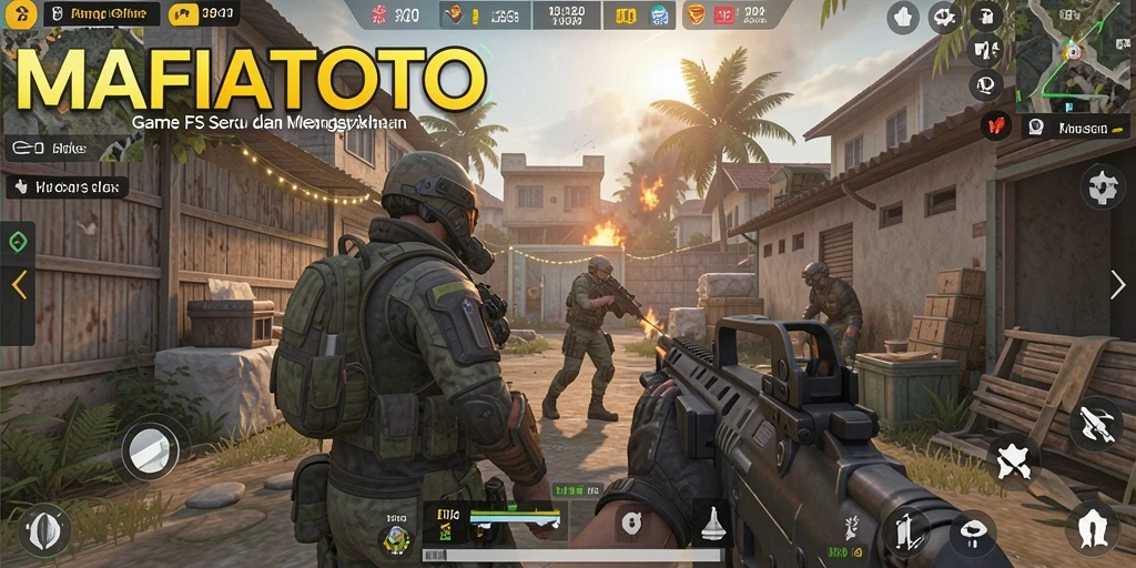 Gameplay seru MAFIATOTO dengan aksi tembak-tembakan terdepan.